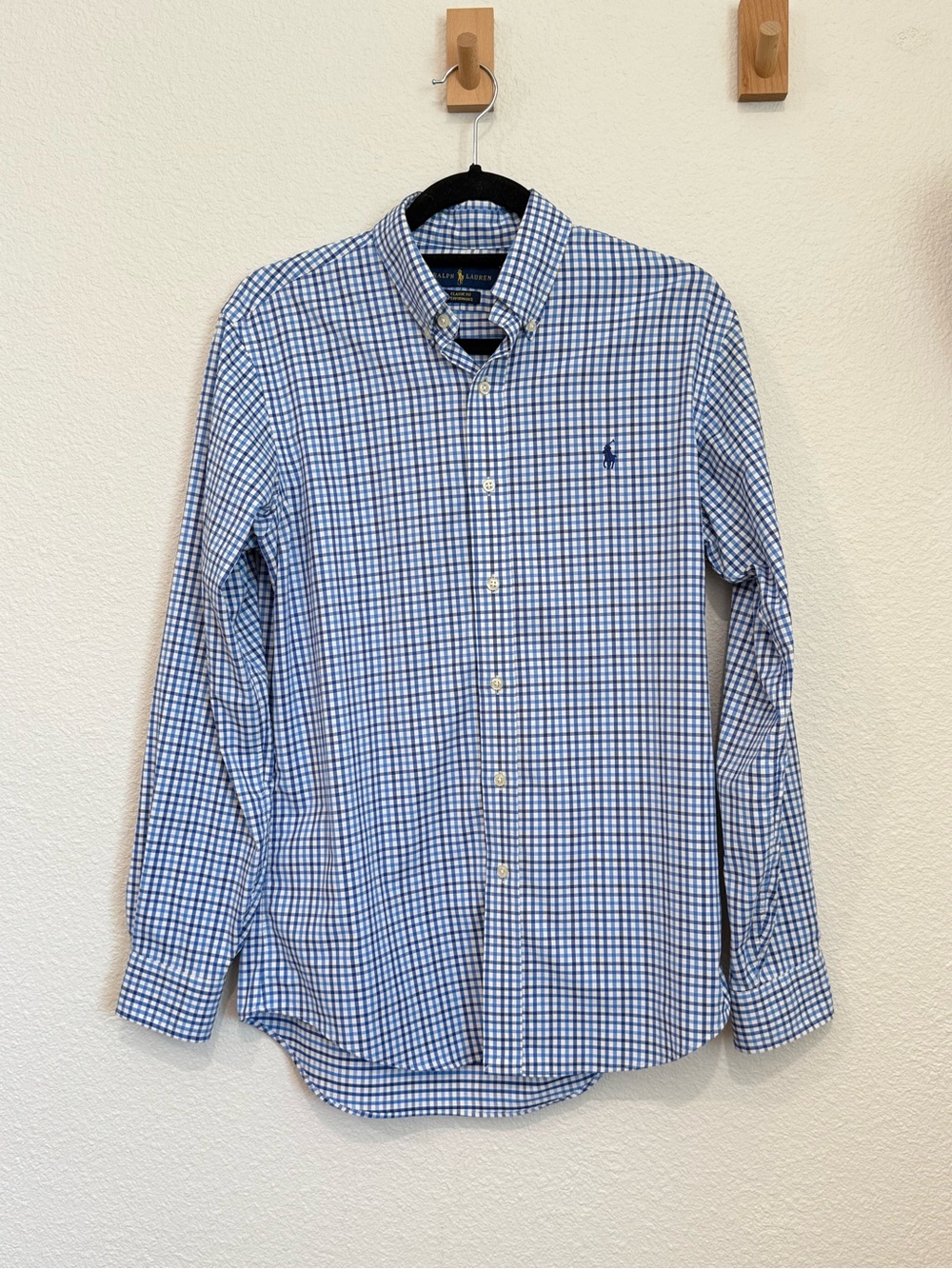 Polo by Ralph Lauren Men’s Performance Blue Button-Down Shirt